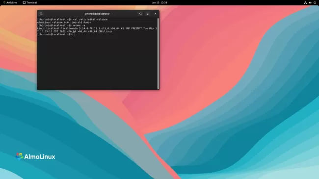 almalinux 9.4 kde install