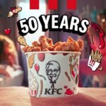 kfc, kipdag, 50 years bucket, variety bucket, hot & crispy bucket