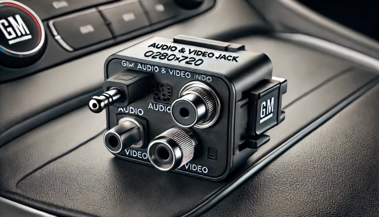 gm audio and vidio jack 060511